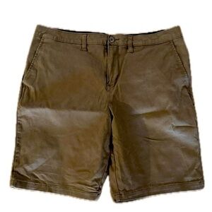 Blue Crown Men’s Classic Chino Shorts - Brown - Size 36 Inseam 8"